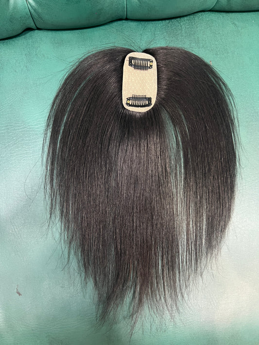 Human hair silk base 3x2 16inch toper