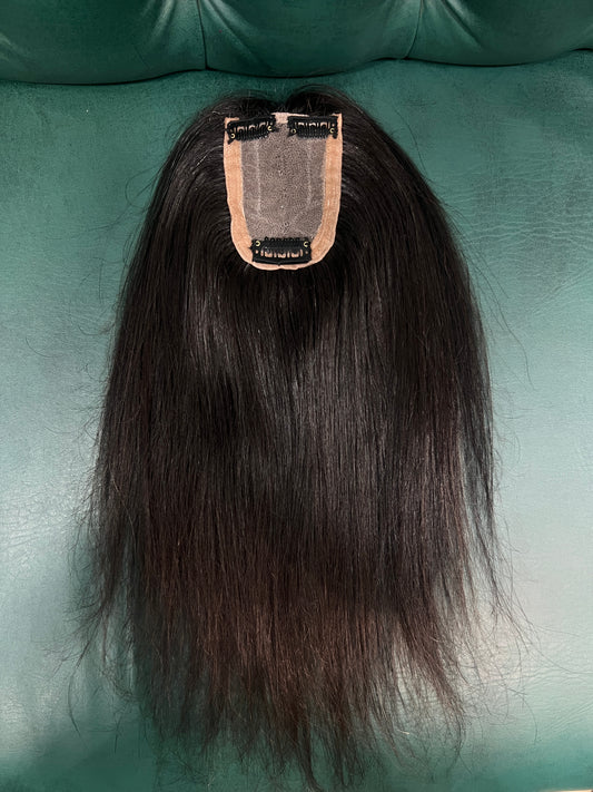 4x3 human hair transplant lace toper