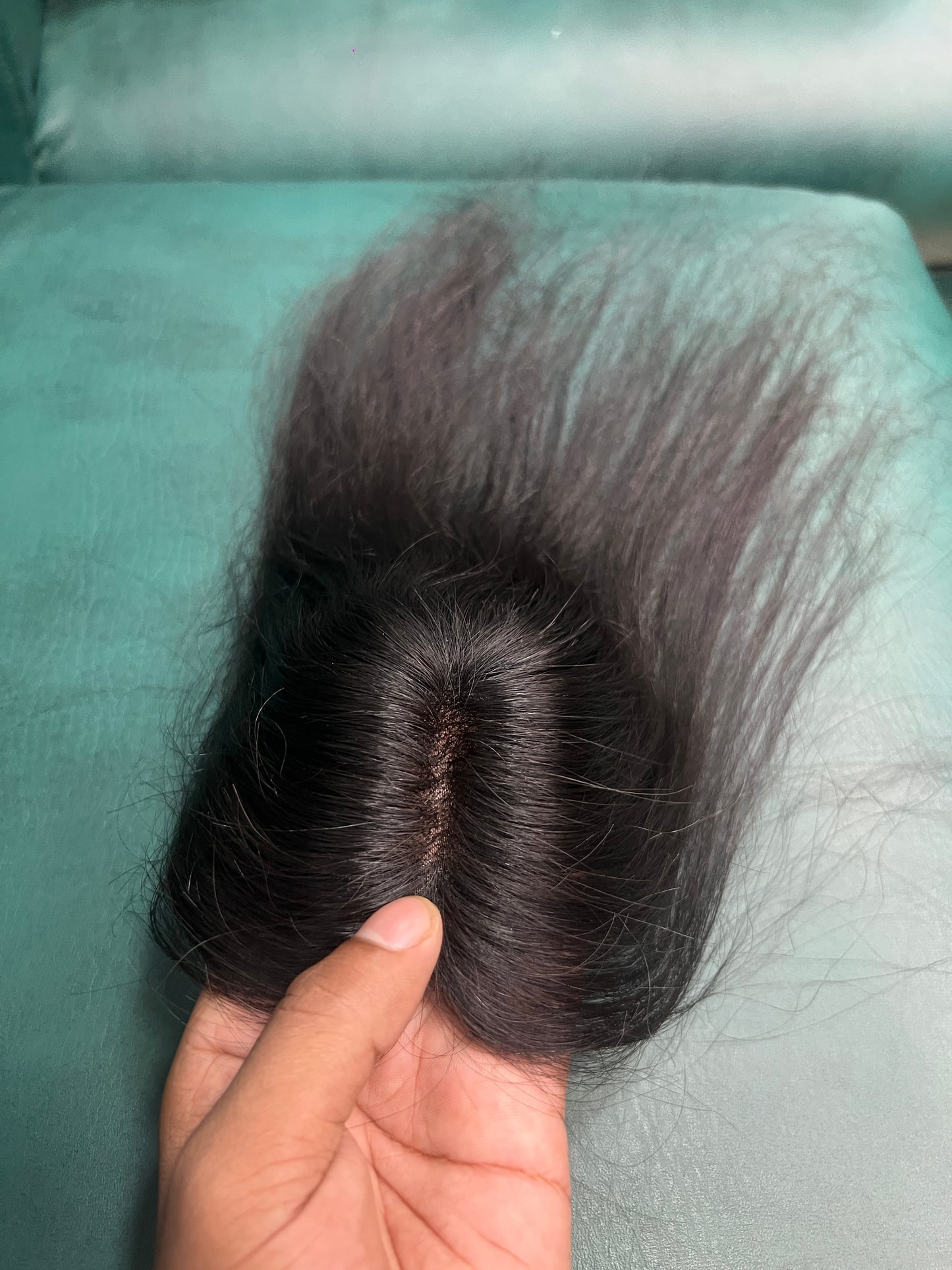 3x1 mono filament human hair toper